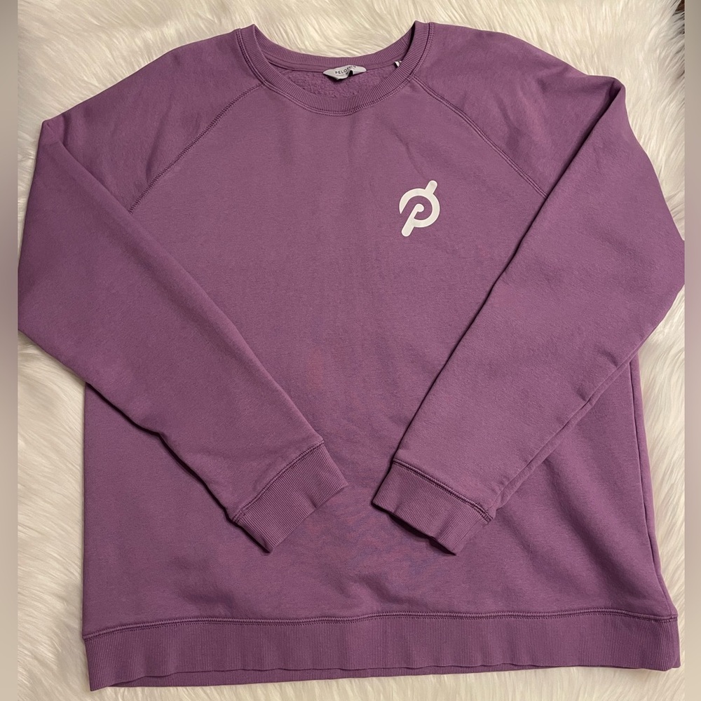 Peloton, Sweatshirt, Purple, Warm, Winter, Soft, Stretch, XL